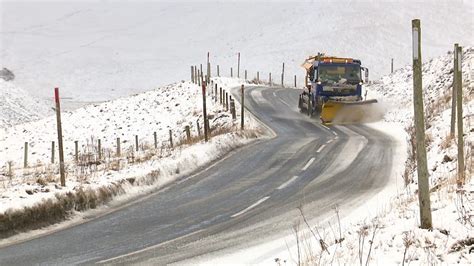 Blizzards Sweep Scotland After Storm Ciara Bbc News