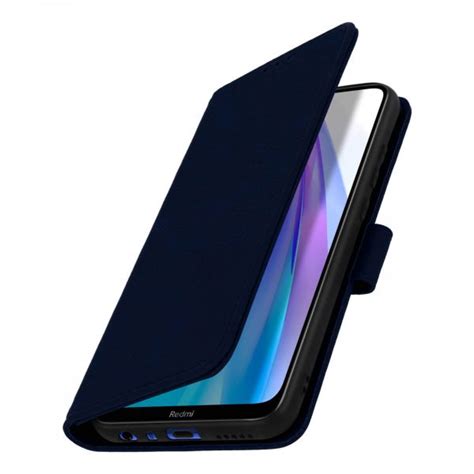 Avizar Capa Xiaomi Redmi Note 8t Livro Carteira Função Suporte Azul