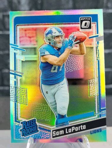 2023 Donruss Optic Sam LaPorta Holo Prizm Rated Rookie RC 237 Lions EBay