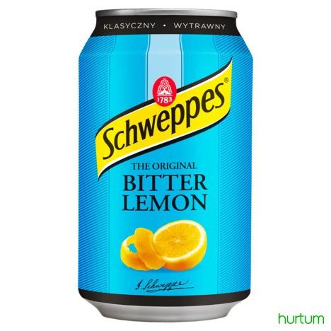 Schweppes Bitter Lemon Nap J Gazowany O Smaku Cytrynowym Ml W Hurtum Pl