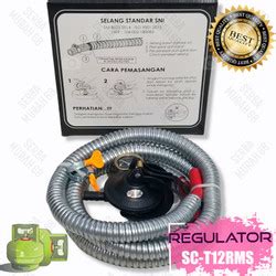 Jual Paket Regulator Gas Meter Selang Starcam Destec Tekanan Rendah