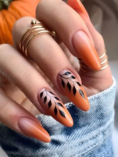 30 Stunning Burnt Orange Nails For A Gorgeous Season