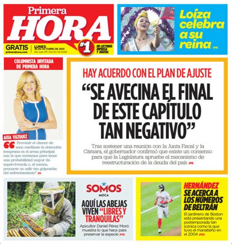 Periódico Primera Hora Puerto Rico Periódicos de Puerto Rico