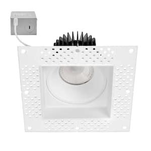 Maxxima In Slim Round Recessed Anti Glare Led Downlight Black Trim