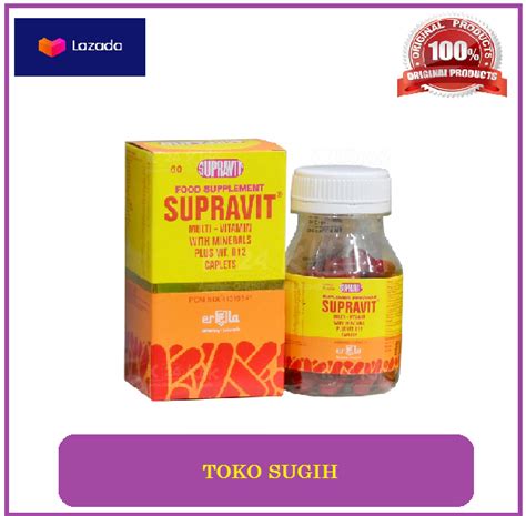 Supravit Per Botol 60 Tablet Lazada Indonesia