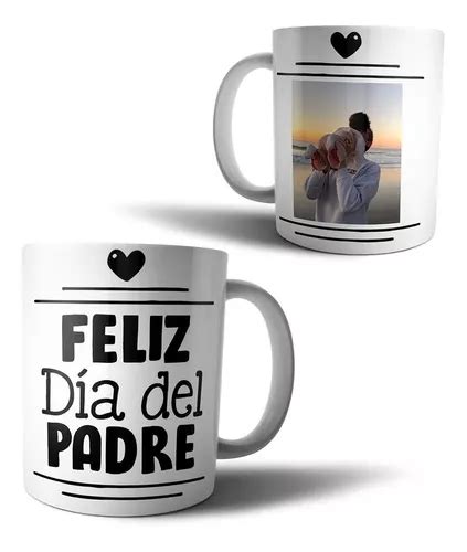 Taza De Cer Mica D A Del Padre Personalizada Foto Frase Mercadolibre