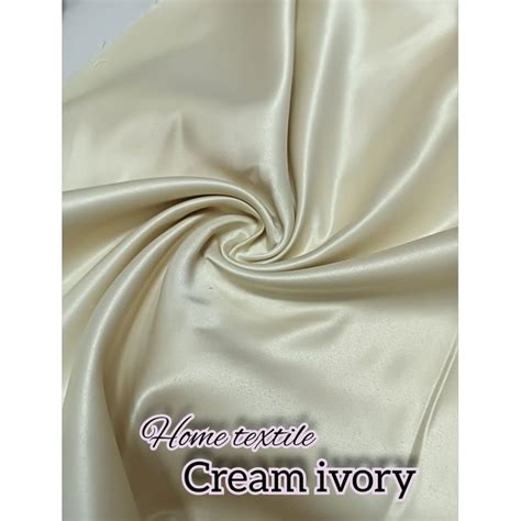 Jual Kain Satin Bridal Premium Saten Duchess Original Per Satu Meter