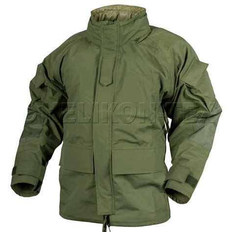 Helikon Waterproof Ecwcs Jacket Army Mens Parka Hooded Combat Smock