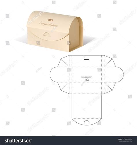 An Open Cardboard Box With The Lid Cut Out