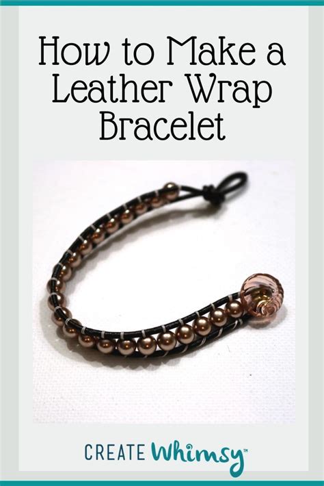 How To Make Leather Wrap Bracelets Artofit