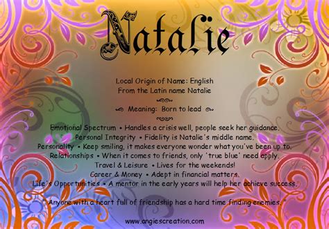 Natalie Unique Names