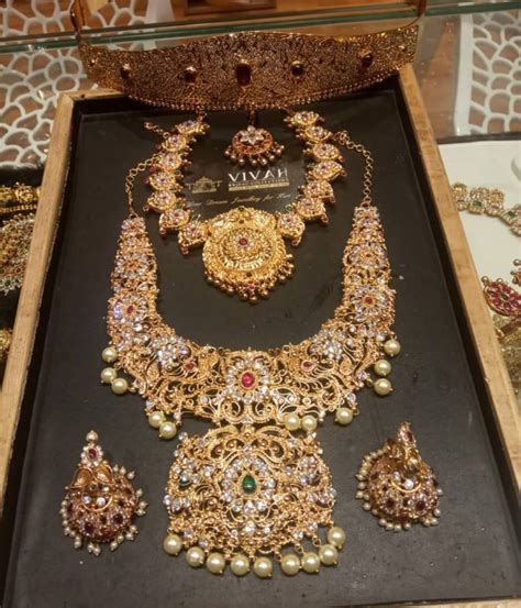 Silver Polki Bridal Jewellery Set From Vivah Bridal Collections South