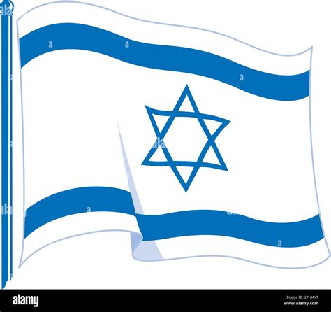 Flag Of Israel Israeli Flag Flat Colors No Blends Stock Vector Image And Art Alamy