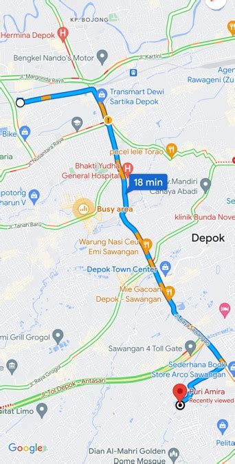 Puri Amira Perumahan Lokasi Samping Pintu Tol Sawangan Depok