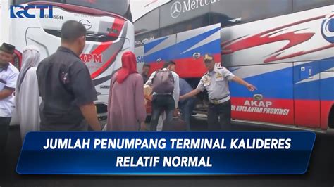 Pantauan Arus Balik Jumlah Penumpang Di Terminal Kalideres Relatif