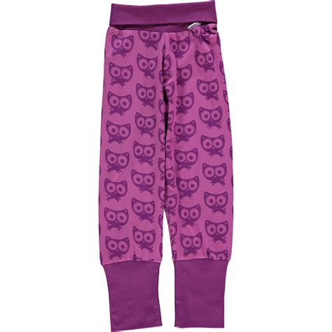 Purple Cat Ribbed Pants Organic Kids Clothes Organic Cotton Kids