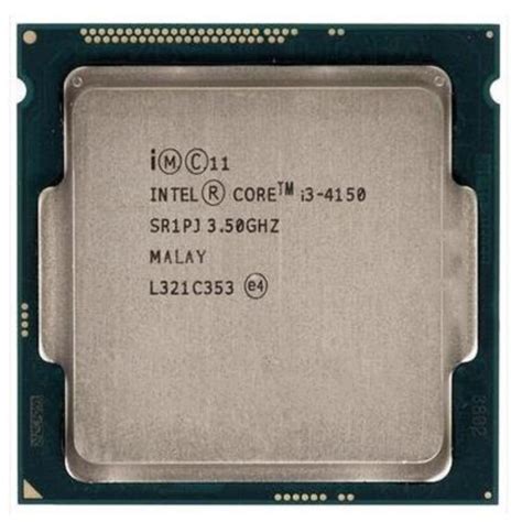 Processador Cpu Intel Core I3 4150 3 5ghz Sr1pj Dual Core 3m 54w Lga 1150 4ª Geração Oem