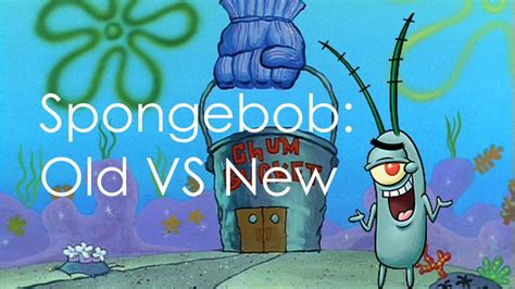 Spongebob Old Vs New Plankton Youtube