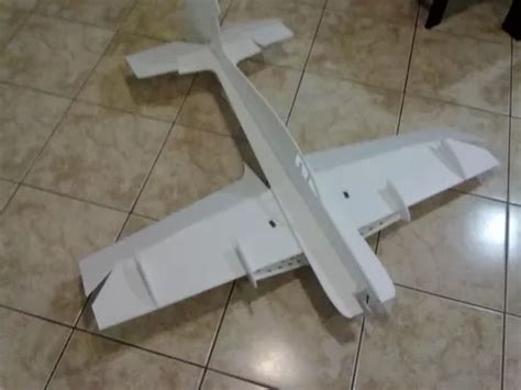 Aeromodelo Shock Flyer Extra M Asa Branco Depron Mm Venda Em S O