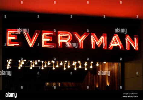 Entrance sign to Everyman cinema in Liverpool, UK Stock Photo - Alamy