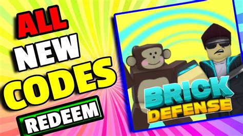 All New Brick Defense Codes Roblox Brick Defense Codes Youtube