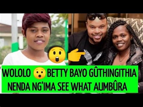 Betty Bayo K Aria Ndeto Iria Ciatiga And Megegeire Youtube