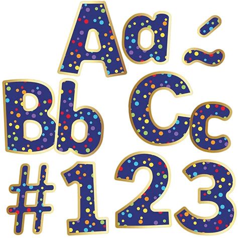 Buy Carson Dellosa Ez Letter Combo Pack Pre Punched Letters Numbers