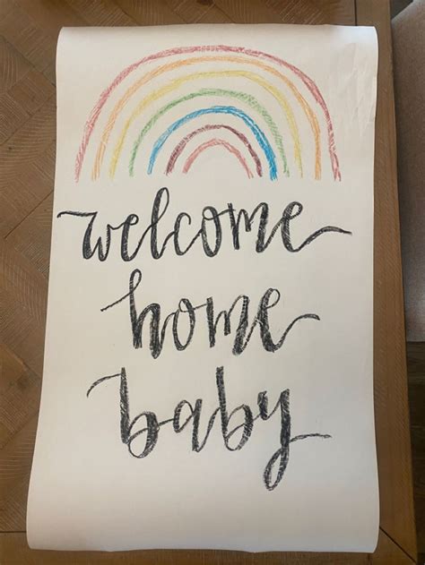 Welcome home! | Welcome home baby, Baby signs, Baby banners