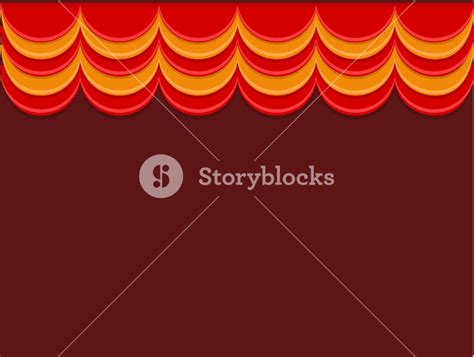 Stage - Cartoon Background Vector Royalty-Free Stock Image - Storyblocks