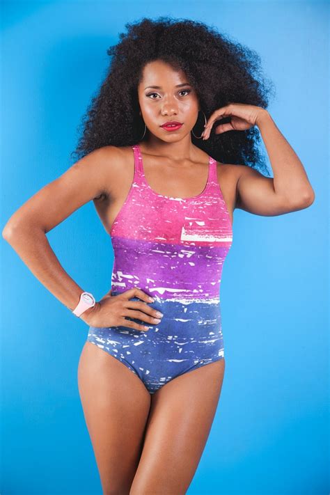 Bisexual Pride Flag Gay Swimsuit Gay Party One Piece Swimsuit For Women Pride Month Outfit
