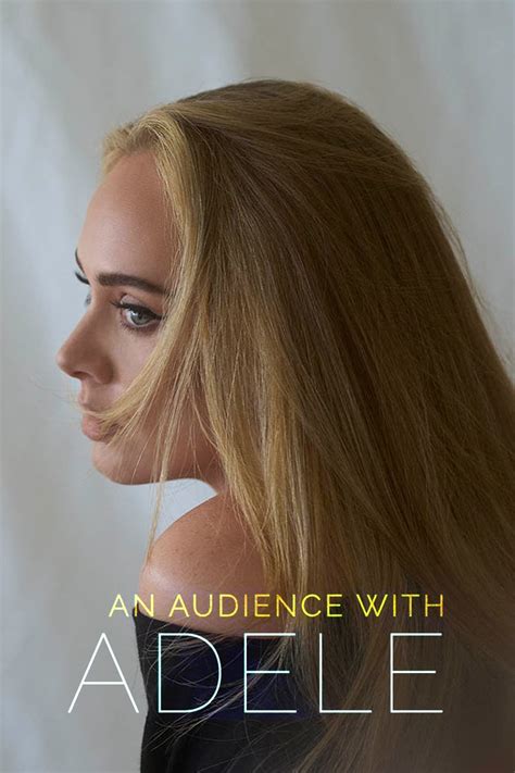 An Audience With Adele 2021 The Poster Database Tpdb