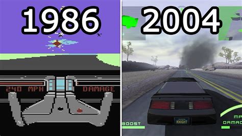 Evolution Of Knight Rider Games 1986 2004 YouTube