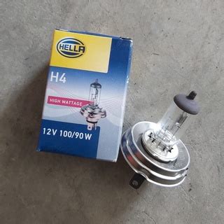 Jual BOLA LAMPU BOHLAM HALOGEN H4 24V 100W 90W HELLA BOHLAM LAMPU