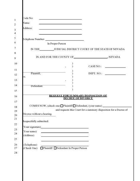 Free Pleading Paper Templates Word Pdf Templatelab