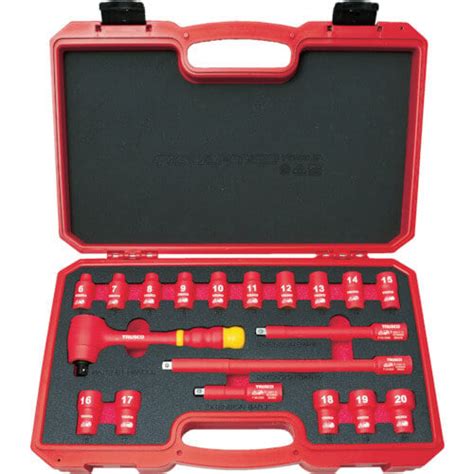 Tzsw S Trusco Insulated Socket Wrench Set Monet Asia