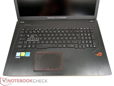 Asus ROG Strix GL753VD Notebook Review NotebookCheck Net Reviews