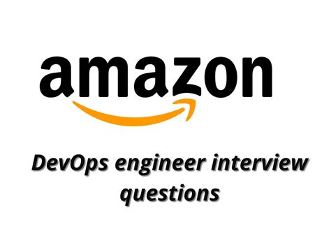 Amazon DevOps Engineer Interview Questions in 2024