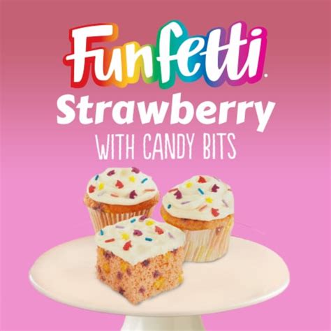 Pillsbury Funfetti Strawberry Cake Mix with Candy Bits, 15.25 oz - Kroger