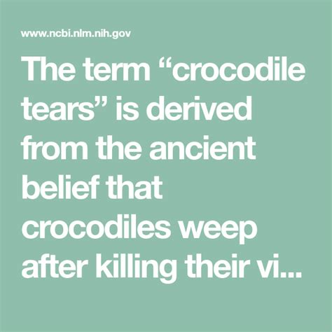 Crocodile Tears Syndrome Artofit