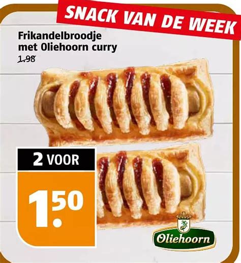 Frikandelbroodje Met Oliehoorn Curry Aanbieding Bij Poiesz