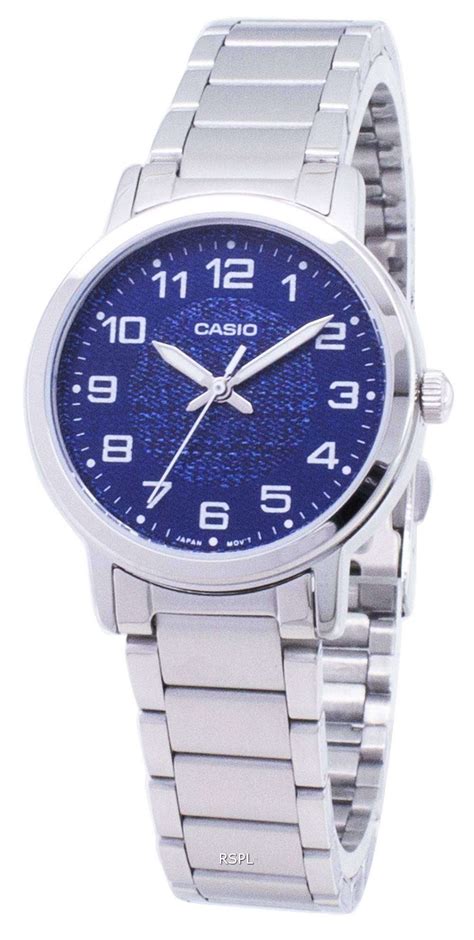 Casio Quartz LTP E159D 2B LTPE159D 2B Analog Women S Watch