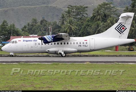 PK YSJ Trigana Air Service ATR 42 300 Photo By Yogiyudha28 ID 949919