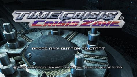 Time Crisis Crisis Zone PlayStation 2 Longplay YouTube