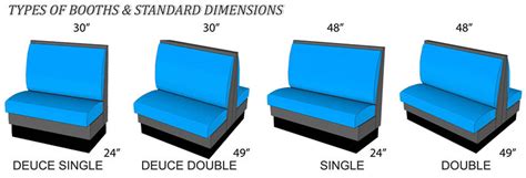 Restaurant Booth Dimensions Booth Measurements And Size Guide