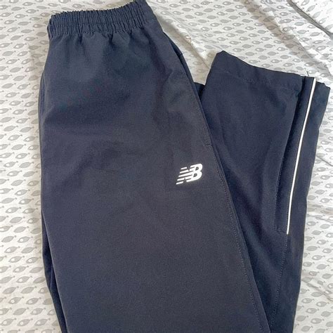 New Balance Men's Black Joggers-tracksuits | Depop