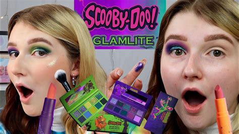 NEW GLAMLITE X SCOOBY DOO FULL MAKEUP COLLECTION TESTING AND REVIEW