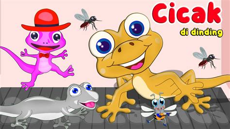 cicak cicak  dinding lagu anak indonesia cicak  dinding animasi