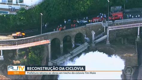 Prefeitura Do Rio Retoma As Obras Na Ciclovia Tim Maia Rj G