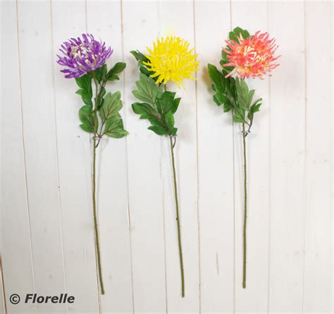 SGL CHRYSANTHEMUM STEM 3 COLS ASS Florelle