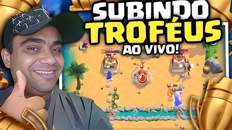 CLASH ROYALESEXTOU SUBINDO TROFÉUSE ROTA DAS LENDAS PAPO